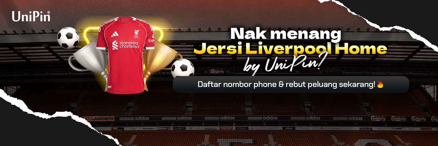 Menang Jersi Liverpool Official dengan UniPin! ⚽🔥